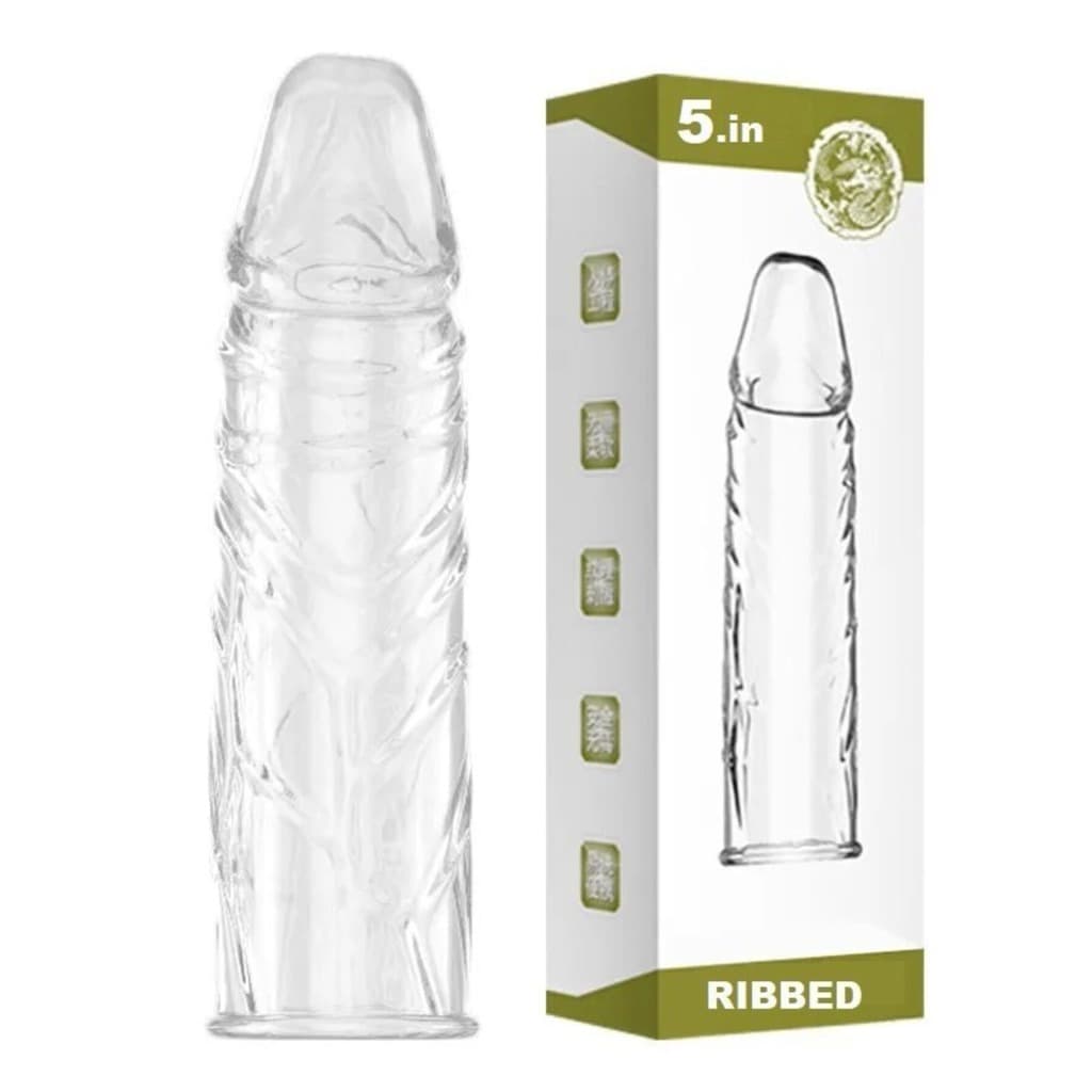 Clear Ribbed Silicone Performance Sleeve